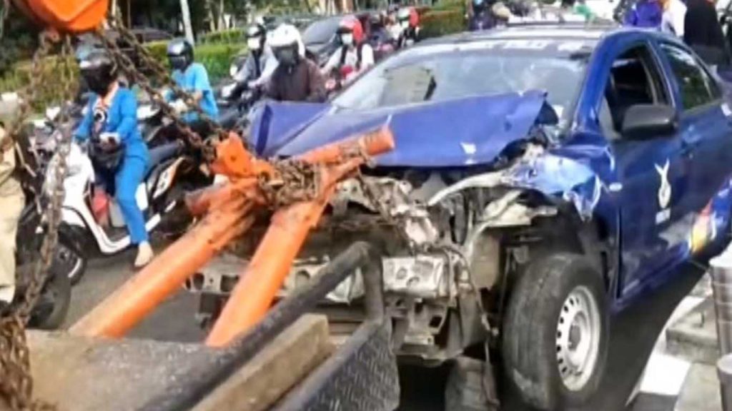 Kecelakaan Beruntun di Bundaran Untan, Satu Pengendara Motor Tewas