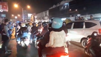 Malam Pergantian Tahun Baru di Pontianak Tertib dan Lancar