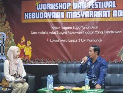 Workshop dan Festival Kebudayaan Masyarakat Adat Digelar di UM Pontianak