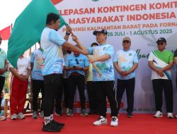 Kobarkan Semangat Juang! Gubernur Norsan Lepas 279 Kontingen KORMI Kalbar Menuju FORNAS VIII NTB 2025