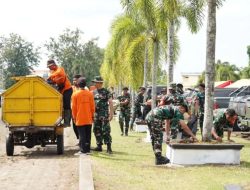 Menjelang HUT RI ke-80, Kodam Tanjungpura Bersihkan Makam Pahlawan