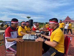 Bidak-bidak Kemenangan di Balik Seragam: Bripka Noven Juarai Turnamen Catur Kapolres Kubu Raya Cup 2025