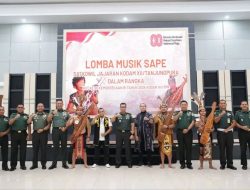 Rayakan Kemerdekaan, Kodam Tanjungpura Gelar Lomba Musik Sape untuk Lestarikan Budaya Dayak