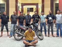 Nekat Bawa Kabur Motor Pinjaman, Tak Sadar Aksinya Terekam CCTV dan Jadi Buruan Polisi