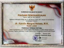 Petani Landak Bikin Bangga! Luas Tanam Padi Tertinggi se-Kalbar