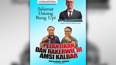 Gubernur akan Hadir, Upi Siap Lantik AMSI Kalbar