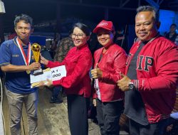 Bupati Karolin Tutup Turnamen Banteng Cup 2025: Ajang Pencarian Bakat dan Pesta Rakyat di Landak