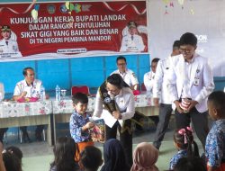Tinjau Langsung Sektor Krusial, Bupati Landak Pastikan Kualitas Pendidikan, Kesehatan, dan Ekonomi di Mandor