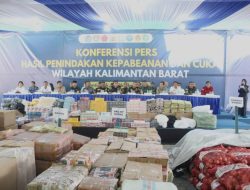 Bea Cukai Kalbar Tindak 437 Kasus Pelanggaran Senilai Rp 274,7 Miliar Hingga Oktober 2025
