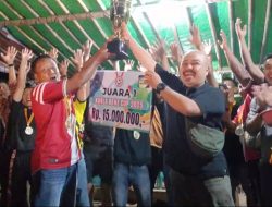 Turnamen HUT RI ke-80 Landak Berakhir Dramatis: Aook FC Sabet Gelar Juara di Kuala Behe Cup