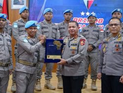 Disambut Haru! Personel Korbrimob Polri Kembali dari Misi Perdamaian PBB di Afrika Tengah