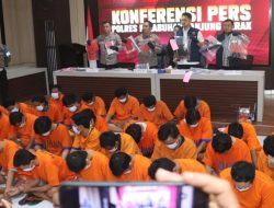 Polres Pelabuhan Tanjung Perak Ungkap 46 Kasus, Amankan 54 Tersangka