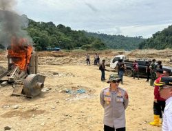 Operasi Gabungan Tutup Tambang Emas Ilegal