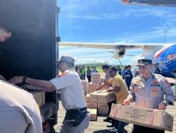 Bantuan Logistik Mabes Polri Tiba di Sumbar, Distribusi Diprioritaskan ke Daerah Terdampak Parah