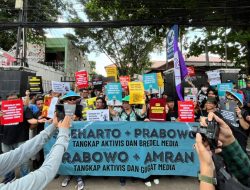 AJI dan Koalisi Protes Gugatan Menteri Pertanian terhadap TEMPO Senilai Rp200 Miliar