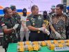 Tangkapan Sabu 21,9 Kg Senilai Miliaran Rupiah dari Perbatasan Diserahkan Kodam ke BNNP Kalbar