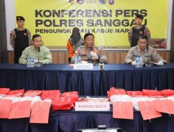 Tangkap Kurir Lintas Batas, Polres Sanggau Gagalkan Penyelundupan Sabu 18,5 Kg Senilai Miliaran Rupiah