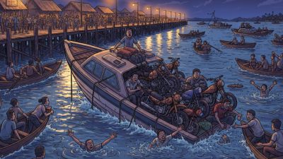 Speedboat Tenggelam di Sungai Kapuas Kubu Raya: 8 Motor Hilang, Semua Penumpang Selamat