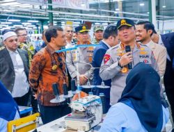 Wakapolri Resmikan Kembali Operasional Pabrik Garmen Wonghang Bersaudara, Serap 1.500 Tenaga Kerja Baru