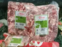 Penyelundupan Ratusan Kilo Daging Kerbau Beku (Allana) dan Sosis Digagalkan di Jalur Tikus Entikong