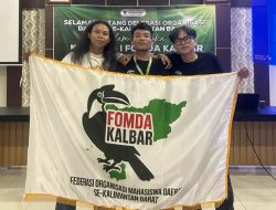 Syarif Falmuriandi dan Oky Pramadhani Resmi Pimpin FOMDA Kalimantan Barat