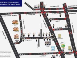 Beberapa Jalan yang Diberlakukan Sistem Satu Arah pada Malam Tahun Baru di Pontianak