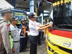 Dishub Singkawang Gelar Ramp Check dan Tes Narkoba Bagi Sopir Angkutan Nataru