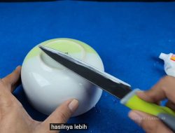 Cara Tajamkan Pisau Setajam Silet Tanpa Batu Asah: Cukup Pakai Pasta Gigi dan Mangkok Keramik