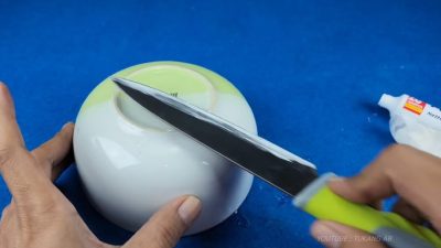 Cara Tajamkan Pisau Setajam Silet Tanpa Batu Asah: Cukup Pakai Pasta Gigi dan Mangkok Keramik