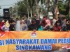 Kasus HPL Pasir Panjang, Massa Datangi Kejaksaan Negeri Singkawang