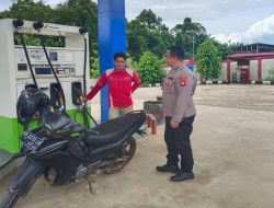 Polisi Patroli SPBU di Landak, Cegah Kejahatan dan Premanisme