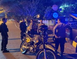 Patroli Skala Besar Polisi di Pontianak, Antisipasi Balap Liar Malam Minggu