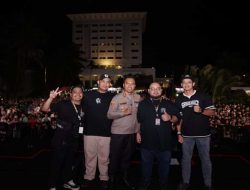 Kapolresta Pontianak Sampaikan Pesan Kamtibmas di Tengah Konser Harmony Fest 2026