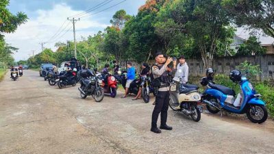 Polres Kubu Raya Tertibkan Balap Liar dan Knalpot Brong di Sungai Raya Usai Viral di Instagram Bupati
