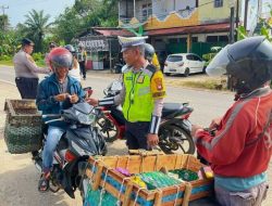 Kendaraan ‘Bodong’ Banyak Terjaring di Nanga Pinoh, Polisi Masih Kasi Imbauan dan Edukasi