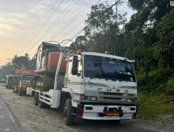 Polisi Amankan Dua Ekskavator Diduga untuk Tambang Emas Ilegal