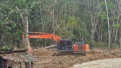 Polisi Bongkar Tambang Emas Ilegal di Way Kanan, 14 Orang Jadi Tersangka