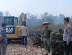 Polres Kubu Raya Segel 9 Lahan Terbakar, Pemilik Lahan Segera Dipanggil Satreskrim