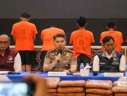 Ada Transaksi Antar Kapal di Laut dari Malaysia, Tiga Kasus Narkoba Sita 22 Kg Sabu dan 151 Kg Ganja