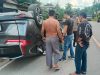 Hantam Pikap Parkir, Honda CR-V Jungkir Balik di Jalan Raya Beduai Sanggau