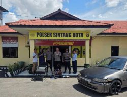 Hasil Curian Dibelikan Mobil dan Kursi Keramas, Pencuri Tas di Sintang Diringkus Polisi