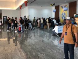 Polres Singkawang Perketat Pengamanan Bandara, Ratusan Penumpang Terpantau Aman