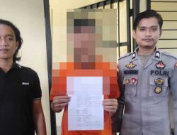 Polisi Tangkap HT Penampung Emas Ilegal di Putussibau, Emas Lempengan dan Alat pelebur Diamankan