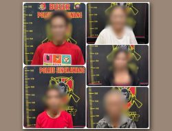 Gerebek Judi Remi Box di Kelurahan Melayu, Tim Opsnal Polres Singkawang Amankan 5 Orang