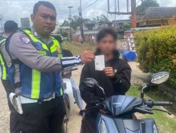 Tiga Pengendara di Sekadau Ditilang denga ETLE Mobile Handheld, Klaim Lebih Transparan