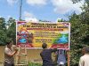 Polsek Sandai dan Pemdes Penjawaan Pasang Larangan PETI di Sungai Pawan