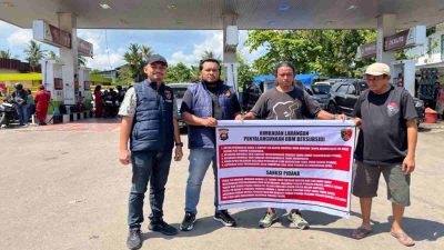 Polisi Tindak Premanisme di SPBU Saat Sopir Truk Mempawah Keluhkan Solar Langka