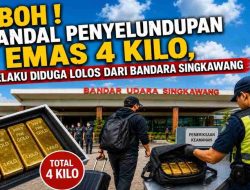 Dugaan Pengiriman Emas Ilegal Lewat Bandara Singkawang Disorot, APH Didesak Usut Tuntas hingga Aktor Intelektual