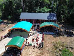 Resmikan Roming Ompuk Domauk Panu di Sanggau, Wagub Krisantus Ingatkan Pentingnya Simbol Budaya