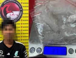 Polsek Manis Mata Bongkar Dugaan Jaringan Sabu, Dua Warga Ketapang Ditangkap dengan 37,16 Gram Barang Bukti